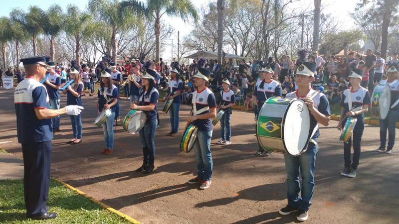 BANDA MUNICIPAL PARTICIPA DE FESTIVAL DE BANDAS MARCIAIS EM SANTO ANGELO